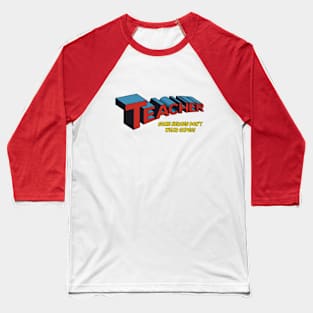 Some Heroes Don't Wear Capes (blue/red) Baseball T-Shirt